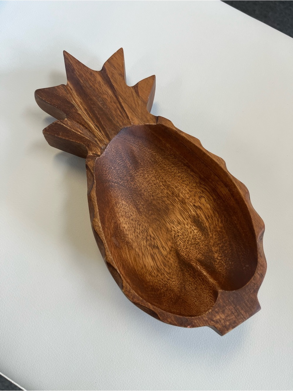 Solid Wood Pineapple Bowl